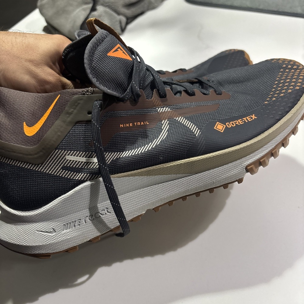 Size 13 - Nike React Pegasus Trail 4 GORE-TEX Anthracite Ale Brown